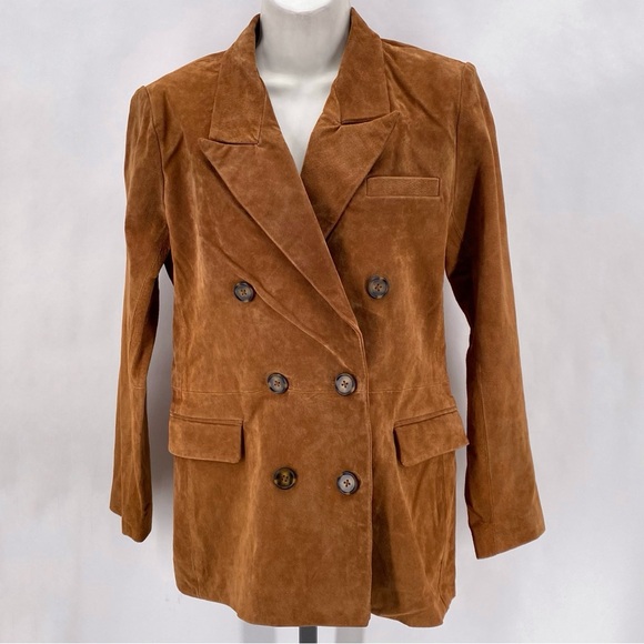 Blank NYC Jackets & Blazers - Blank NYC brown leather jacket